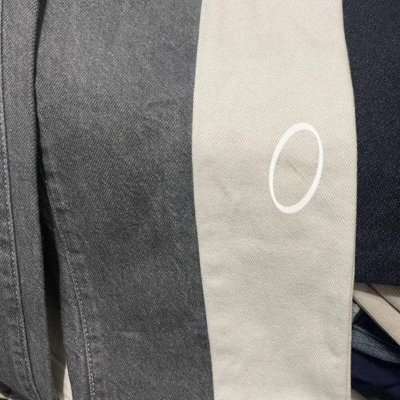 PacSun High Rise Straight Button Fly Jeans Colorblock Y2K Grunge Size 27 - Picture 3 of 11